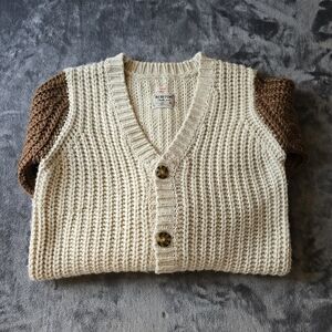 Burton Long Wool Blend Cardigan Size Small